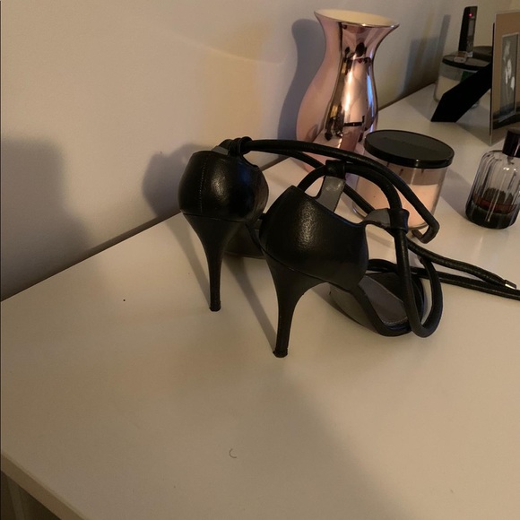 Black heeled sandals - Picture 4 of 5